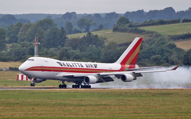 Boeing 747-400 (N403KZ) - kalitta air b747-481f n403kz landing at shannon 22/7/18.