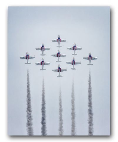 Canadair CL-41 Tutor — - The Snowbirds, officially known as 431 Air Demonstration Squadron, are the military aerobatics or air show flight demonstration team of the Royal Canadian Air Force.  CT-114 Tutors