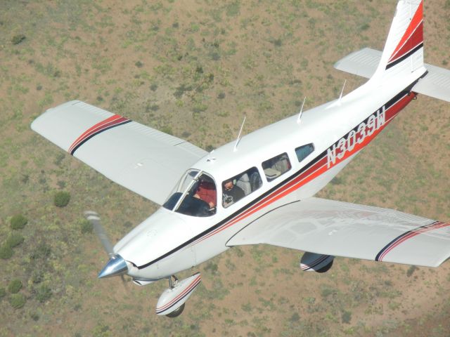 Piper Dakota / Pathfinder (N3039W) - Flying back to KDVT.  Taken from my Ben's Skylane.