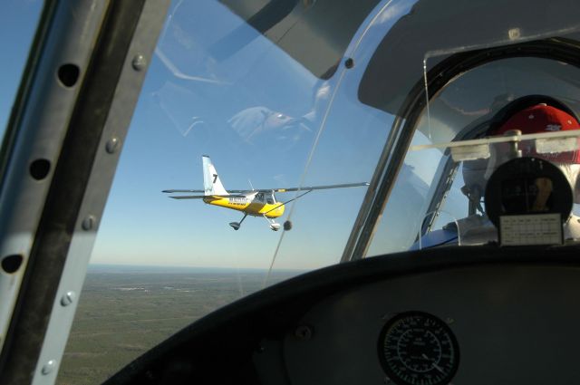 STODDARD-HAMILTON Glasair (N600FY) - World record setting GlaStar. Pic taken by Bob Roofman Terry from a Yak. Guess what the registration looks like on the airplane?