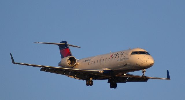 Canadair Regional Jet CRJ-700 (N847AS) - Delta Connection landing at McGhee Tyson in Aloca, TN