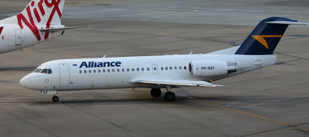 Fokker 70 (VH-QQY) - Alliance Airlines Fokker 70 cn11575  23 jan 25