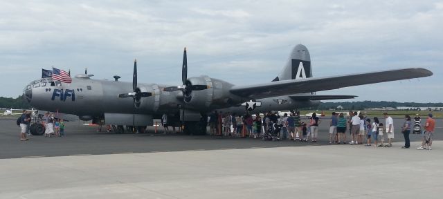 Boeing B-29 Superfortress (N529B) - Boeing B-29A "FIFI" (CN 44-62070) Commemorative Air Force, Addison, TX at Manassas (HEF) June 6, 2013.  