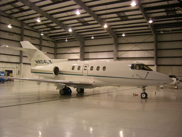 Boeing Goshawk (N824LX) - HUNTSVILLE FLIGHT CENTER HANGAR