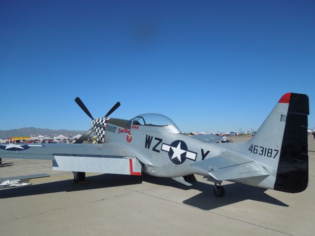 North American P-51 Mustang — - A Mustang at Thunder in the Desert 2014.