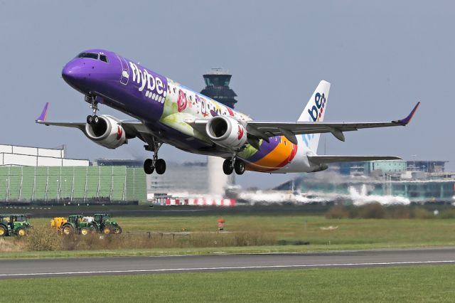 Embraer ERJ-190 (G-FBEM) - BEE355 departing to Newquay