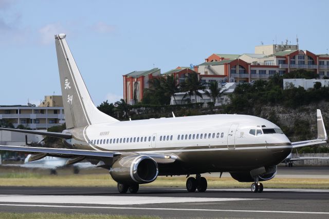 Boeing 737-700 (N88WR) - This boeing landed on ST Maarten on new years day 2013 with the registration N88WR. if your camara dont let u see the registration number get a new one!!!