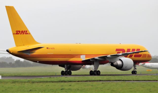 Boeing 757-200 (D-ALEQ) - dhl b757-2q8 d-aleq arriving in shannon from lisbon 25/8/20.