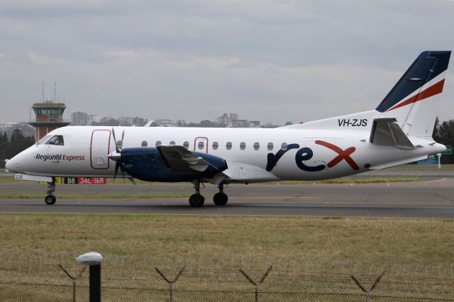 Saab 340 (VH-ZJS) - on 2 December 2017