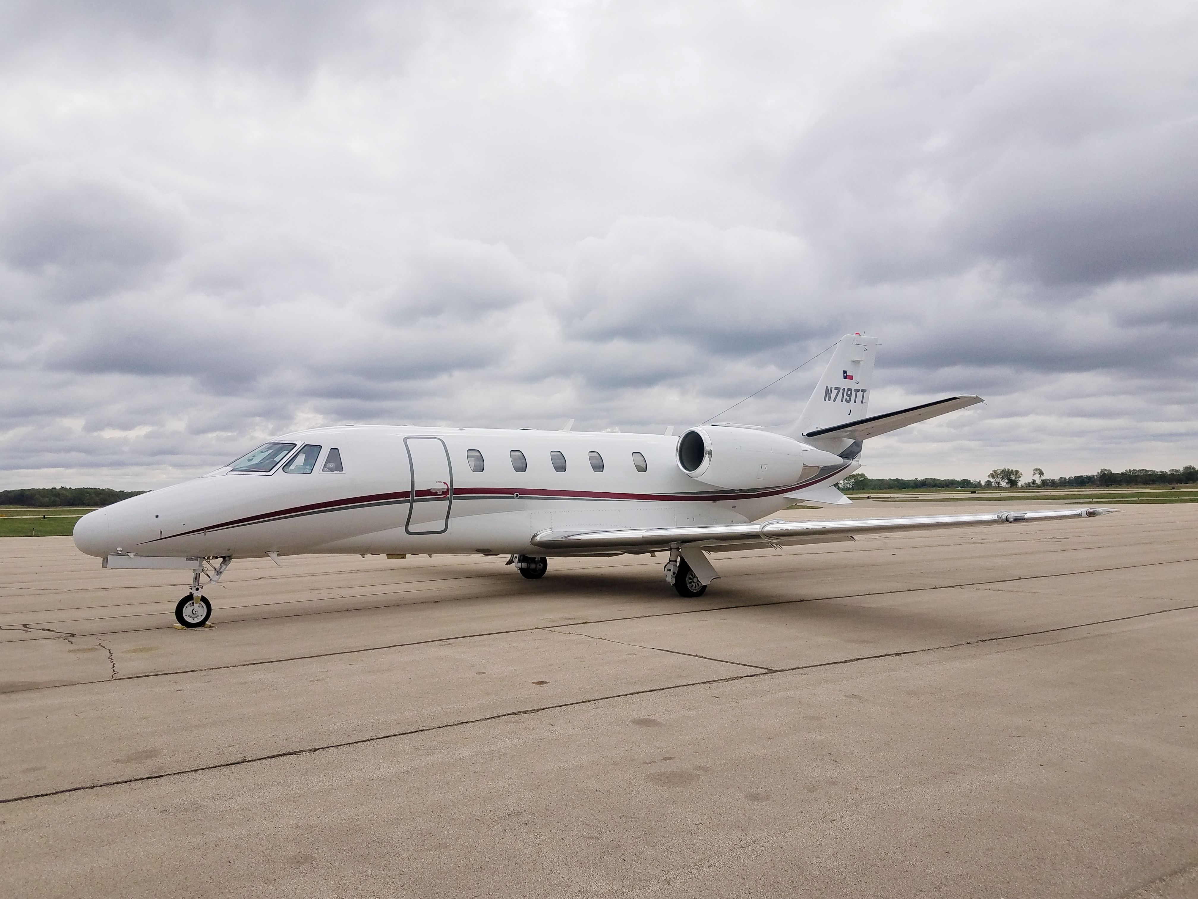 Cessna Citation Excel/XLS (N719TT) - Whiteside County Airport 6 May 2021br /This nice Cessna Citation XLS stopped thru our airport for a couple of hours.br /Gary C Orlando Photo 