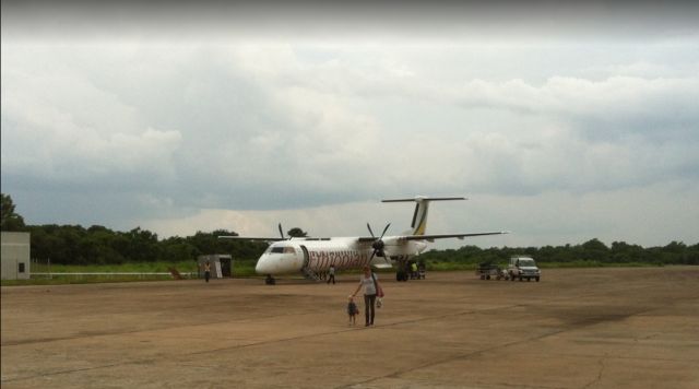 de Havilland Dash 8-400 (ET-ASA) - Take two after arrival