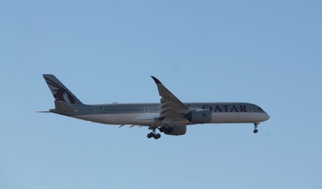 Airbus A350-900 (A7-AME) - Approaching OR Tambo International Airport