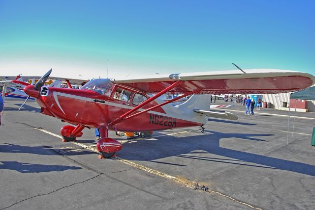 Experimental 100kts-200kts (N6228M) - N6228M 1948 Stinson 108-3 C/N 1084228br /br /12th Annual Apple Valley Air Showbr /br /Apple Valley Airport (APV) (KAPV)br /California, USAbr /TDelCorobr /October 12, 2013