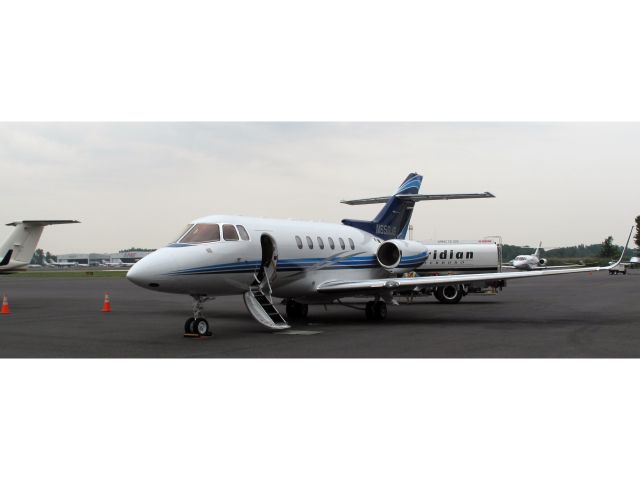 Hawker 800 (N650JS) - Great aircraft. Stand up cabin. Good range. No location as per request of the aircraft owner.