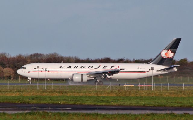 BOEING 767-300 (C-GYAJ) - cargojet b767-3 c-gyaj landing at shannon 5/11/17.