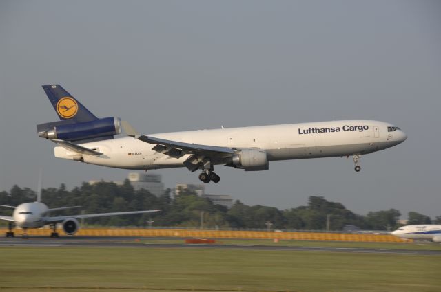 Boeing MD-11 (D-ALCG) - Landing at Narita Intl Airport 16R on 2010/6/12