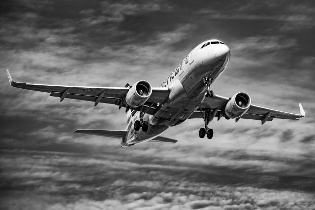 Airbus A319 (N8001N) - N8001N arriving DFW 17C from JAC