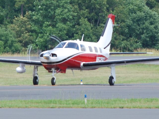 Piper Malibu Mirage (N629ST) - JKB VENTURES I LLC arriving at KJQF - 7/9/14