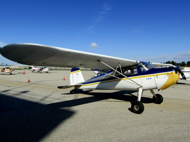 Cessna 120 (N89885) - On the ramp 