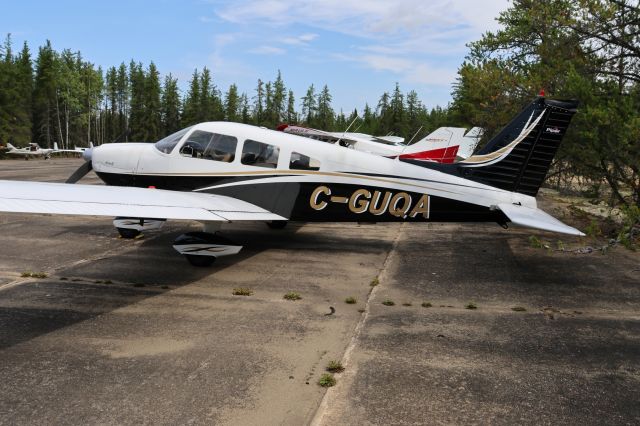 Piper Cherokee (C-GUQA) - C-GUQA Piper Archer II PA-28 RVA à CSQ4 Aéroport Casey QC. le 02-09-2023 à 11:39