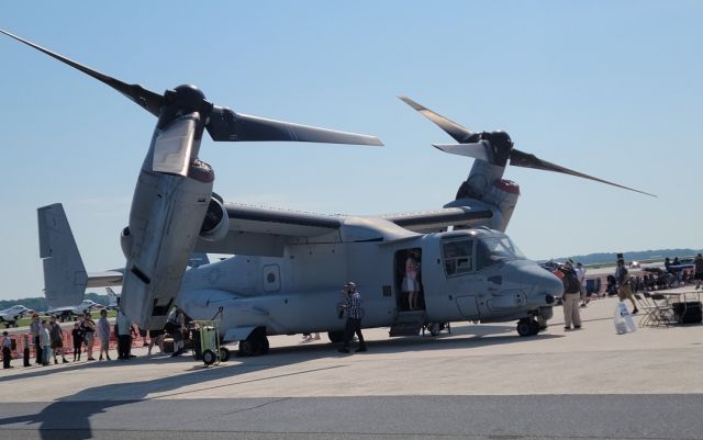 Bell V-22 Osprey (16-8648) - On display at Dover Air Force Base for Thunder Over Dover 2022 - USMC MV-22B Osprey 