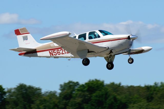 Beechcraft Bonanza (33) (N5621Z) - Departing Runway 8