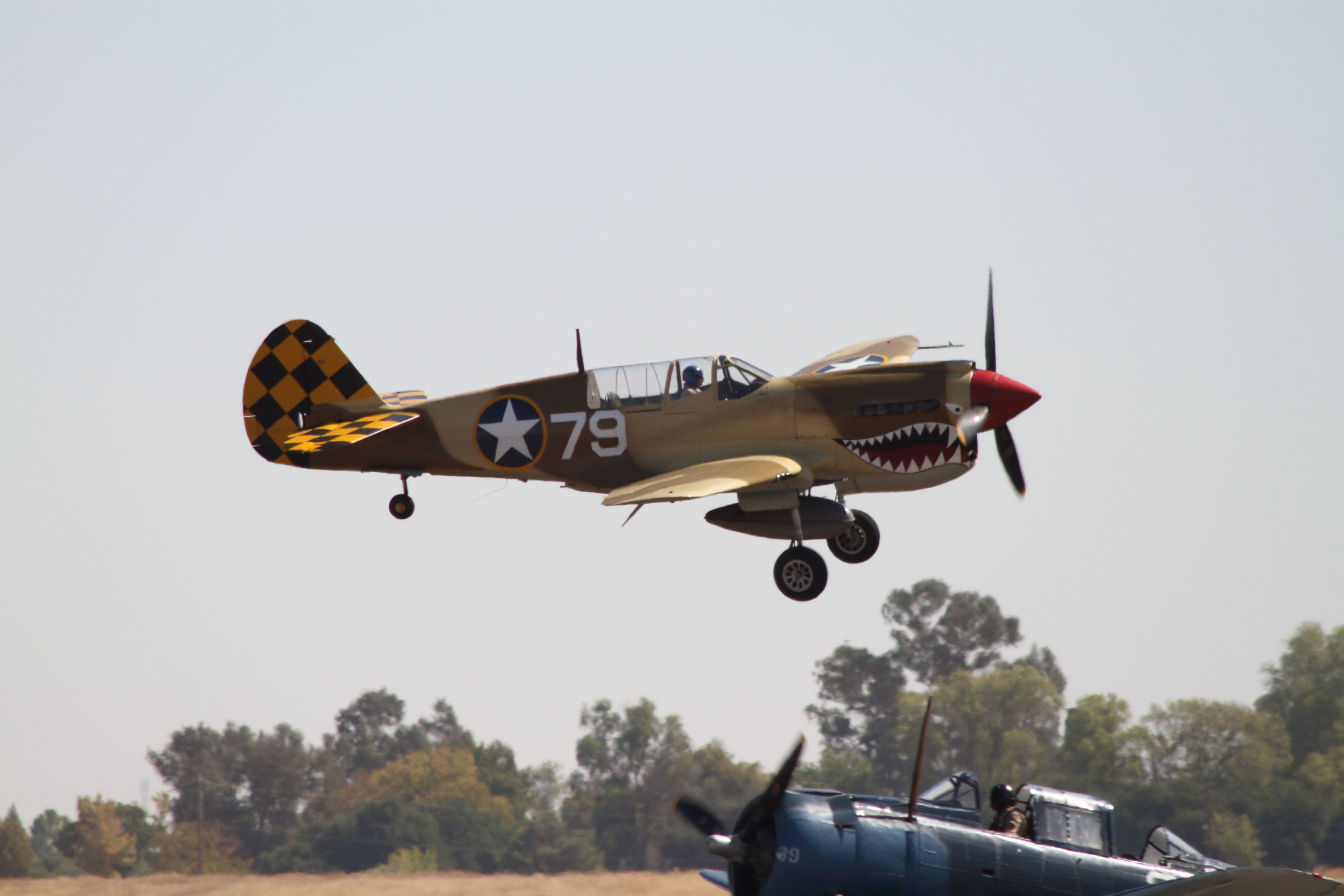 CURTISS Warhawk (NL85104) - California Capital Airshow - 10/01/16br /P-40 Warhawk