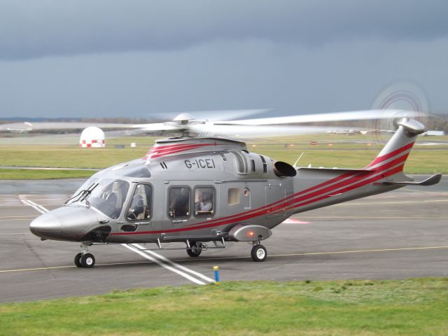 G-ICEI — - Taxing in at Gloucestershire Airport.