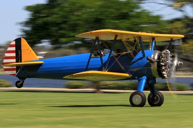 Boeing PT-17 Kaydet (VH-URC) - 2015 LANGLEY PARK FLY IN, PERTH CITY, WESTERN AUSTRALIA