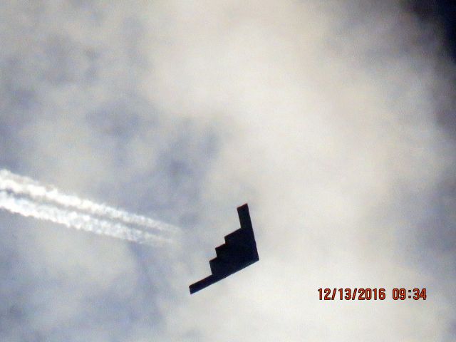 Northrop Spirit (82-1071) - Over Southeastern Kansas on an early morning flight.