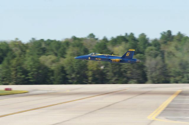 — — - US Navy Blue Angles at Little Rock Air Force Base in Jacksonville, AR.