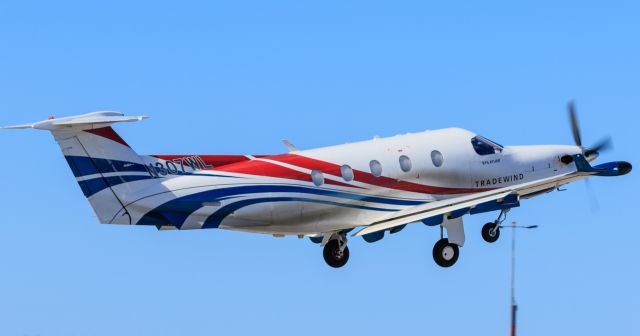 Pilatus PC-12 (N307WL) - Tradewinds airlines N307WL call sign goodspeed pilatus pc-12 departing TNCM St Maarten for TJSJ San Juan after a brief stop over!br /This is a daily service between San Juan and St Barths.