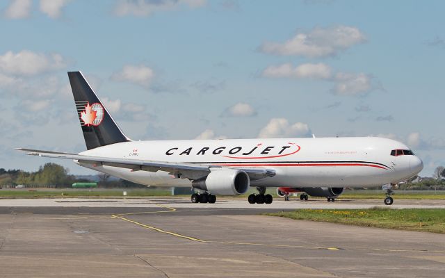 BOEING 767-300 (C-FMIJ) - cargojet b767-328er c-fmij dep shannon with horses 30/4/18.