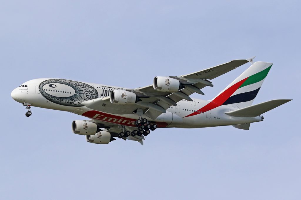 Airbus A380-800 (A6-EUX) - "Journey to The Future" livery