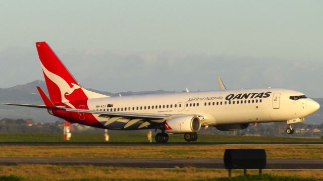 Boeing 737-800 (VH-VZJ) - Evening service from Melbourne.