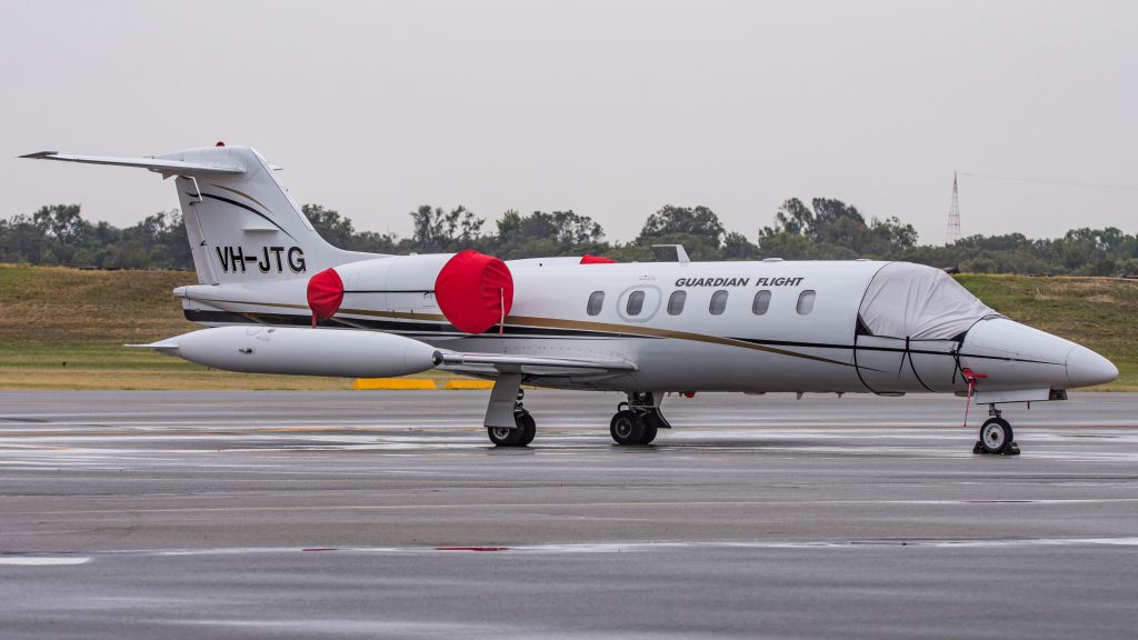 Learjet 35 (VH-JTG)