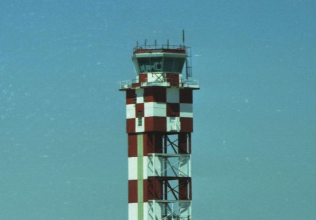 — — - The old tower at McClellan AFB, ca. 1983.