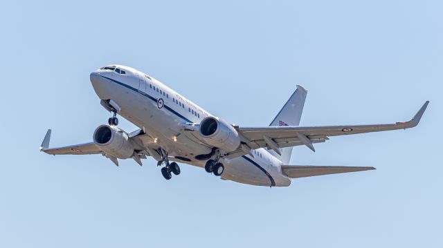 Boeing 737-700 (A56001) - RAAF VIP Jet 7DF