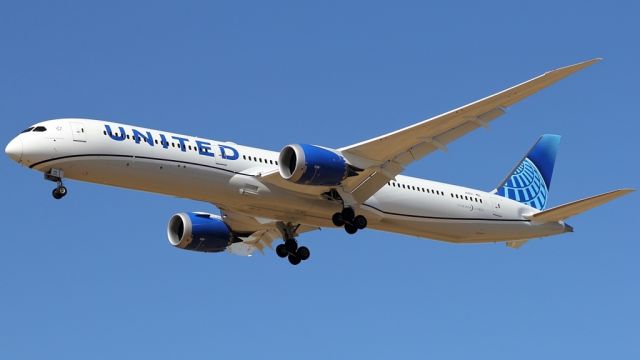 BOEING 787-10 Dreamliner (N14011) - 04/05/2020: The daily flight from Newark, USA, on landing path to runway 12. Duration was 09h39m.