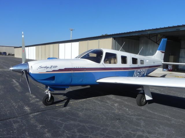 Piper Saratoga (N63PV) - Gettin' ready to roll from Williamsburg.