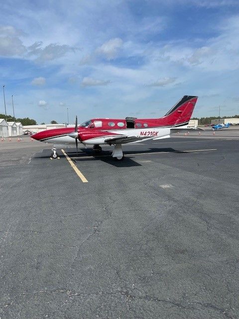 N421GK — - On the ramp at KSOP
