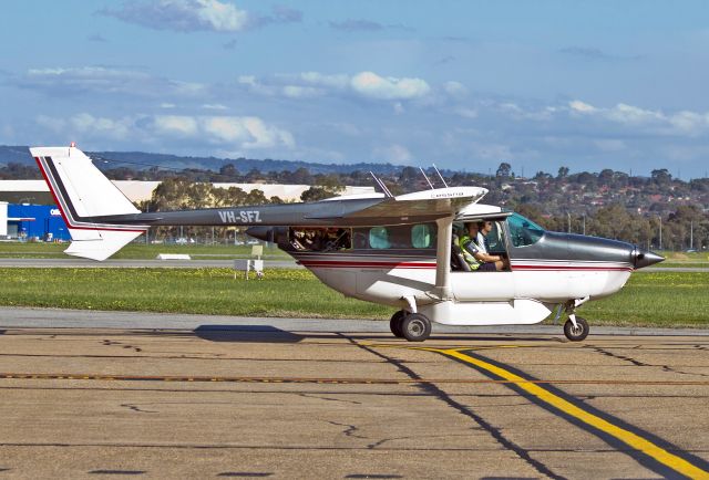 Cessna Super Skymaster (VH-SFZ) - SURF LIFE SAVING SOUTH AUSTRALIA - CESSNA 337G - REG VH-SFZ (CN 337-01530) - PARAFIELD AIRPORT ADELAIDE SA. AUSTRALIA - YPPF (6/9/2016)