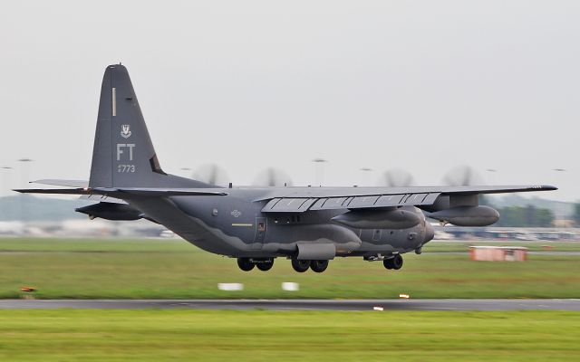 Lockheed C-130 Hercules (12-5773) - rump22 usaf hc-130j 12-5773 combat king II landing at shannon 24/5/18.