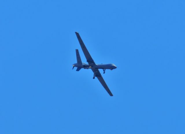 UNKNOWN — - MQ-1V UAV  turning final and shooting touch and go at Creech Air Force Base Nevada