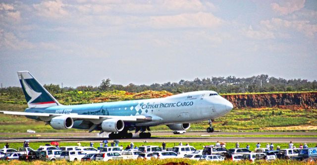 BOEING 747-8 (B-LJA) - The first long haul flight landing at Toowoombas newest second airport. Cargo only. Arrived from Syndey left for Hong Kong. 