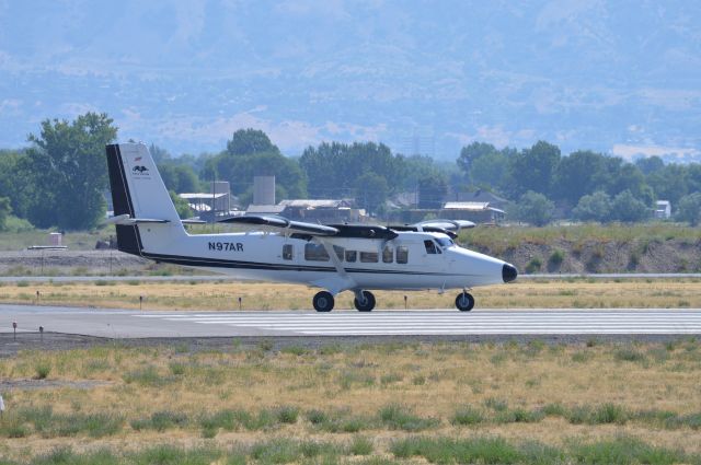 De Havilland Canada Twin Otter (N97AR) - JUMPER 97 about to depart on 13 with smoke jumpers on board to work a fire in the Pocatello area.