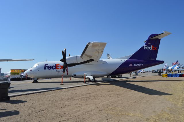 Aerospatiale ATR-42-300 (N903FX) - On static display at the 2017 Extreme Blue Thunder Air Show in Idaho Falls.