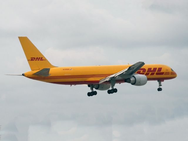 HP-1810DAE — - A Boeing 757 working for DHL. Raw photo courtesy of LEARJETMIAMI - thank you!