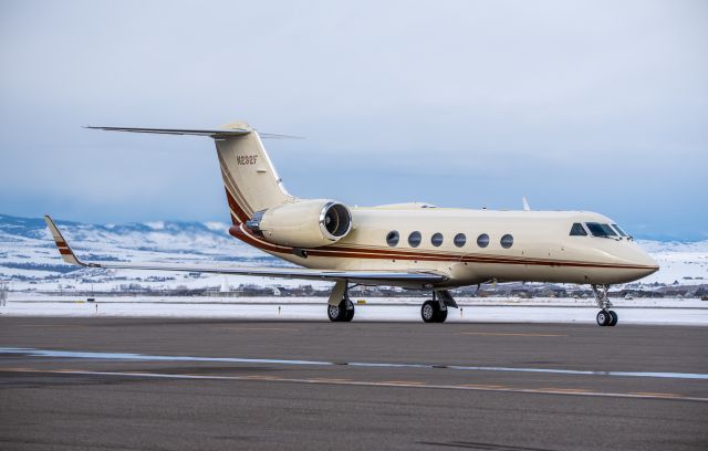 Gulfstream Aerospace Gulfstream IV (N232F) - Classic paint job on this GIV at BZN