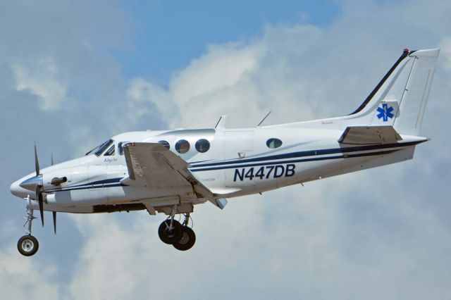 Beechcraft King Air 90 (N447DB) - Guardian Flight LLC Beechcraft C90A King Air N447DB at Sky Harbor on September 10, 2019.